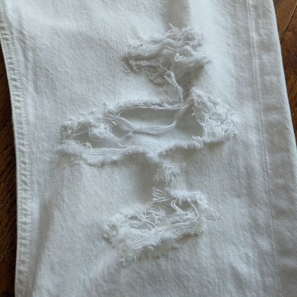 AGOLDE white 90s mid rise loose fit jeans denim 26 - Picture 7 of 14